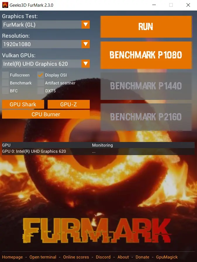 Stres Test Cpu Si Gpu - Furmark 2