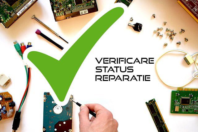 verificare status reparatie in service PC Laptop