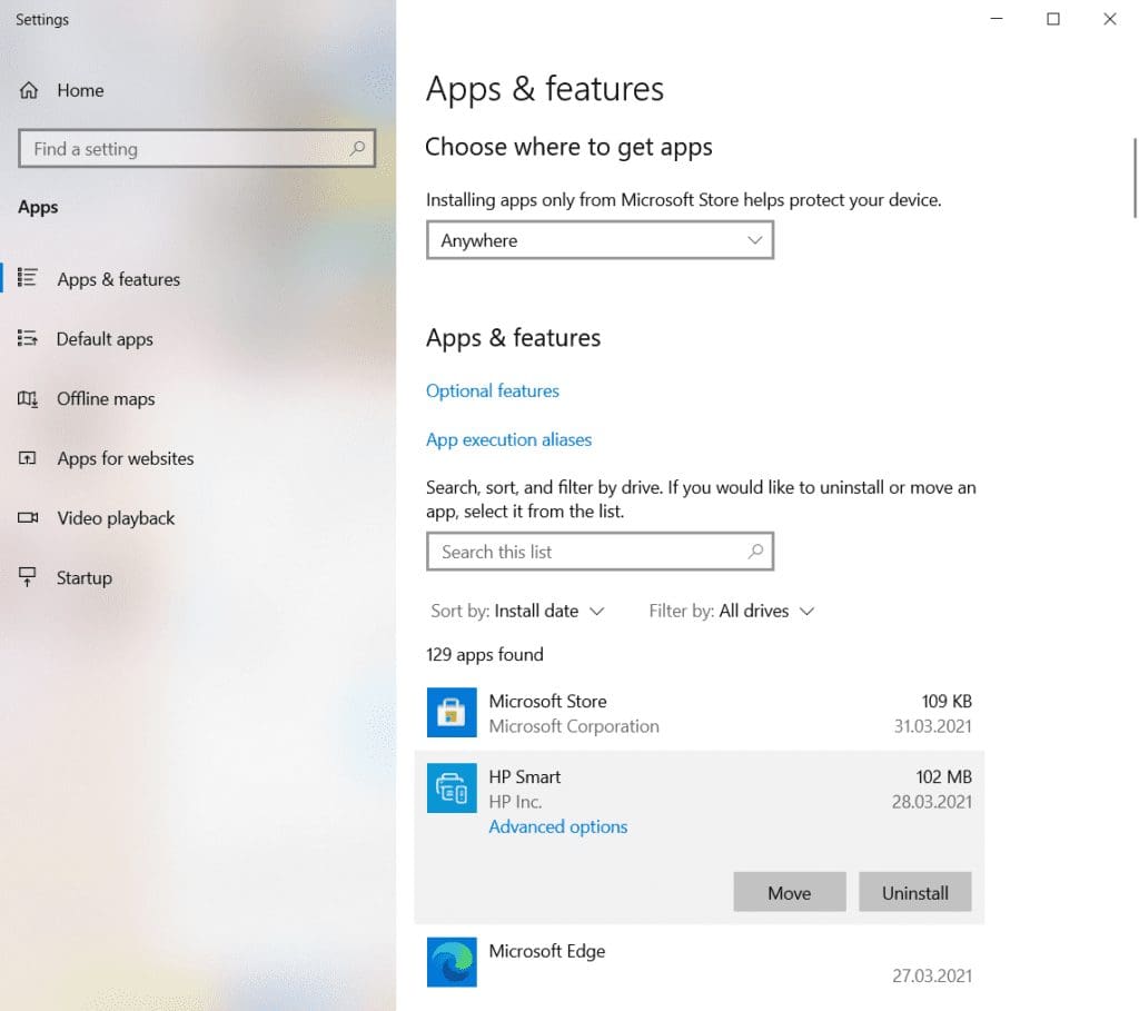 Eliminați Programe Neutilizate In Windows 10