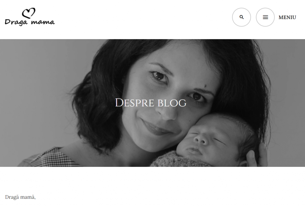 Un blog despre mămicie