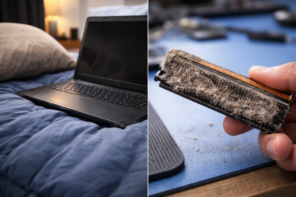 laptopul se incalzeste excesiv vara