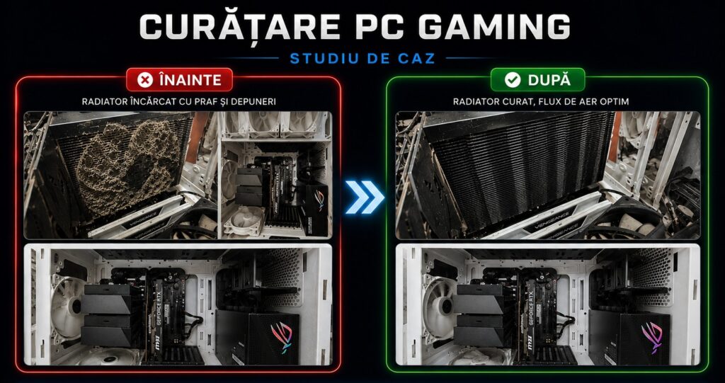 Curatare Pc Gaming Studiu De Caz Service Pc Profesional Bucuresti