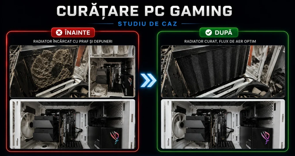 Curatare Pc Gaming Studiu De Caz Service Pc Profesional Bucuresti