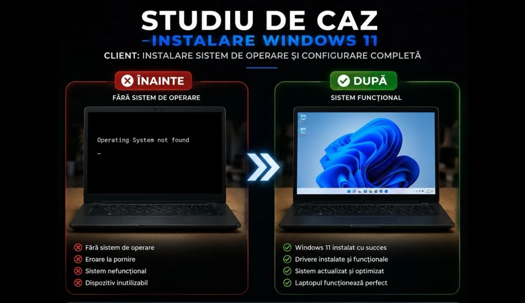 Instalare Windows Bucuresti Studiu De Caz Laptop Nou Fara Sistem De Operare