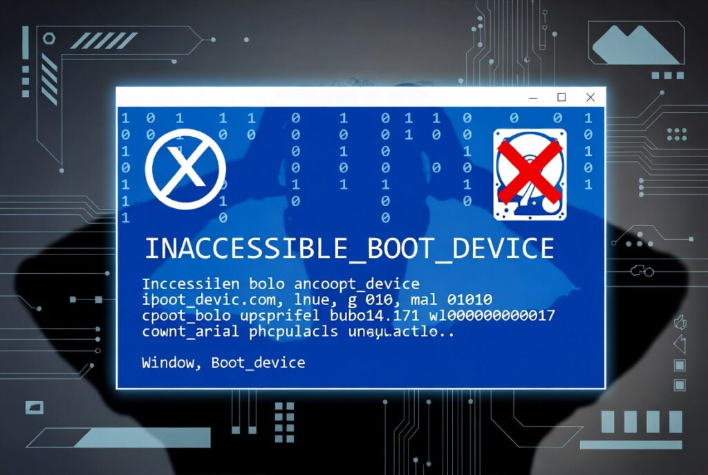 Eroarea Bsod Inaccessible_Boot_Device Cauze, Simptome Si Solutii Complete La Dorado Sytems