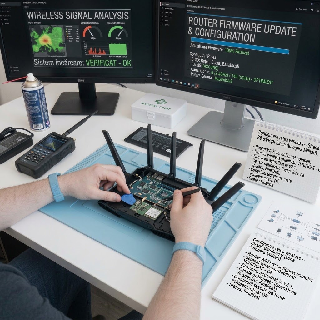 Jurnal De Service Sector 6 Configurare Retea Wireless Zona Autogara Militari Strada Barsanesti
