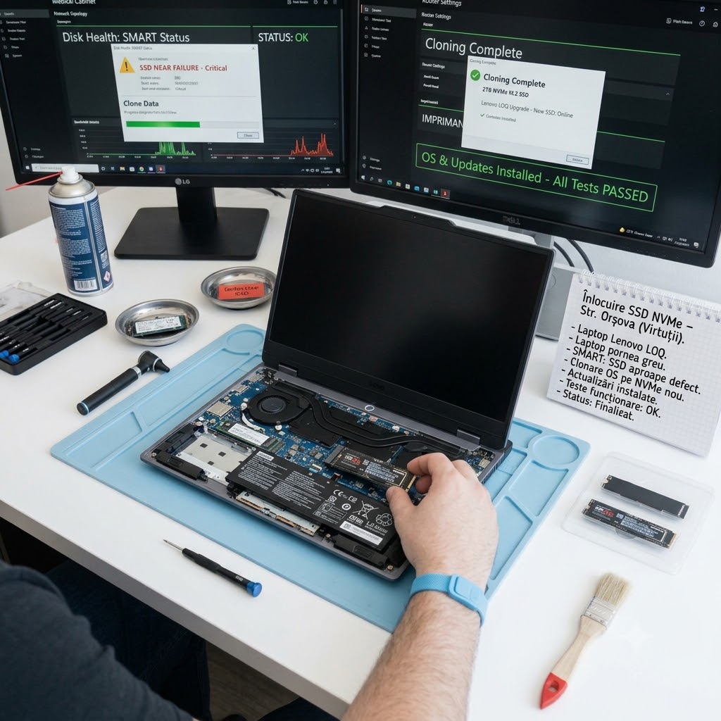 Jurnal De Service Sector 6 Inlocuire Ssd Nvme Zona Virtutii Strada Orsova