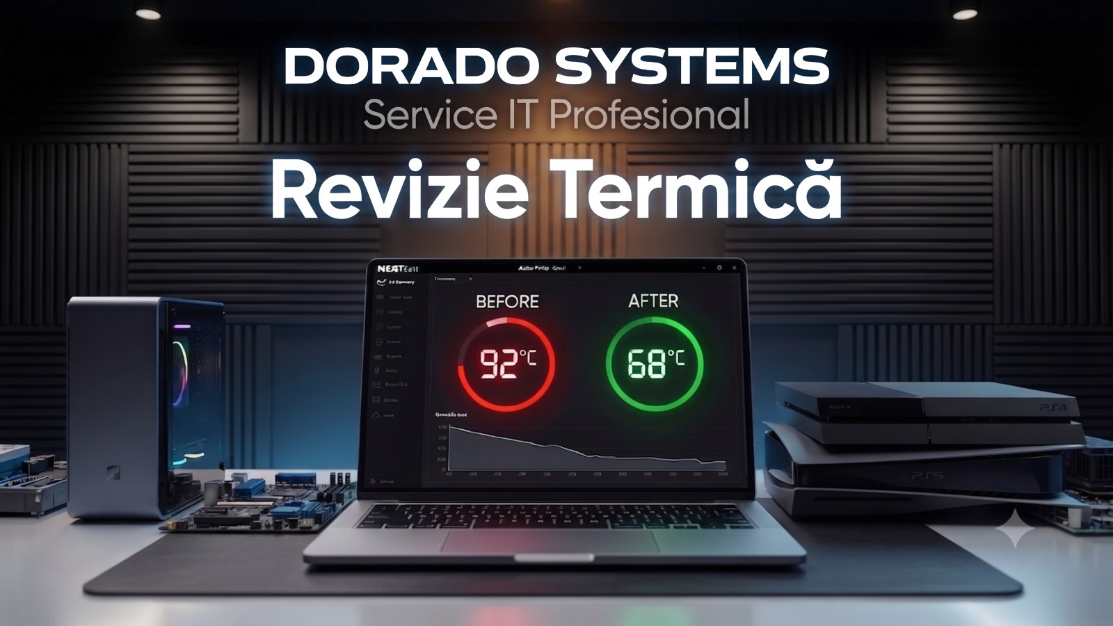 Revizie Termică Pc, Laptop Și Ps5 În Sector 6