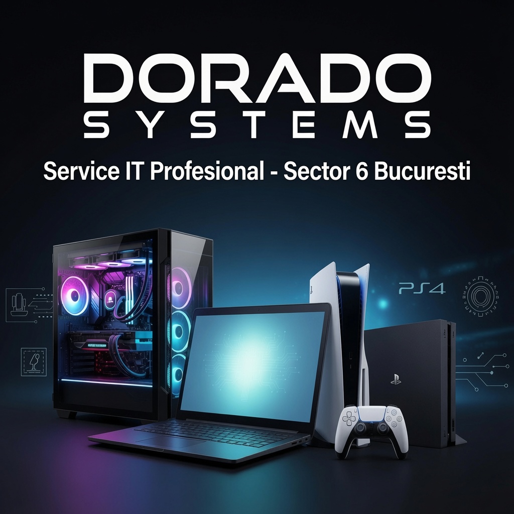 Service It Sector 6 Bucuresti Dorado Systems Reparatii Calculatoare Asamblare Pc Gaming Laptop Console Ps4 Consola Ps5