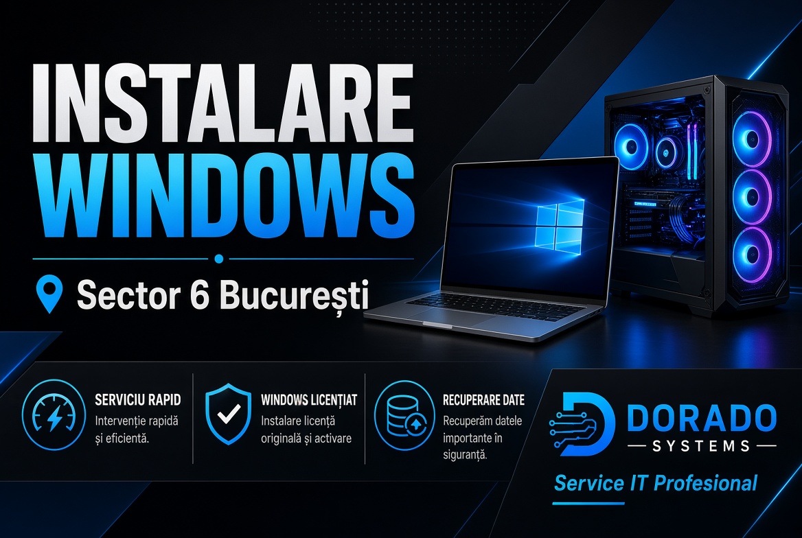 Instalare Windows Sector 6 Bucuresti Serviciu Oferit De Dorado Systems Service It