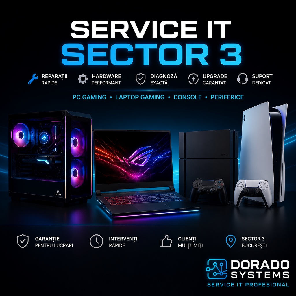 Service It Pentru Sector 3 Bucuresti Servicii It De Reparatii Laptopuri Asamblare Pc Gaming Inlocuire Piese Defecte Cu Garantie Pe Componente