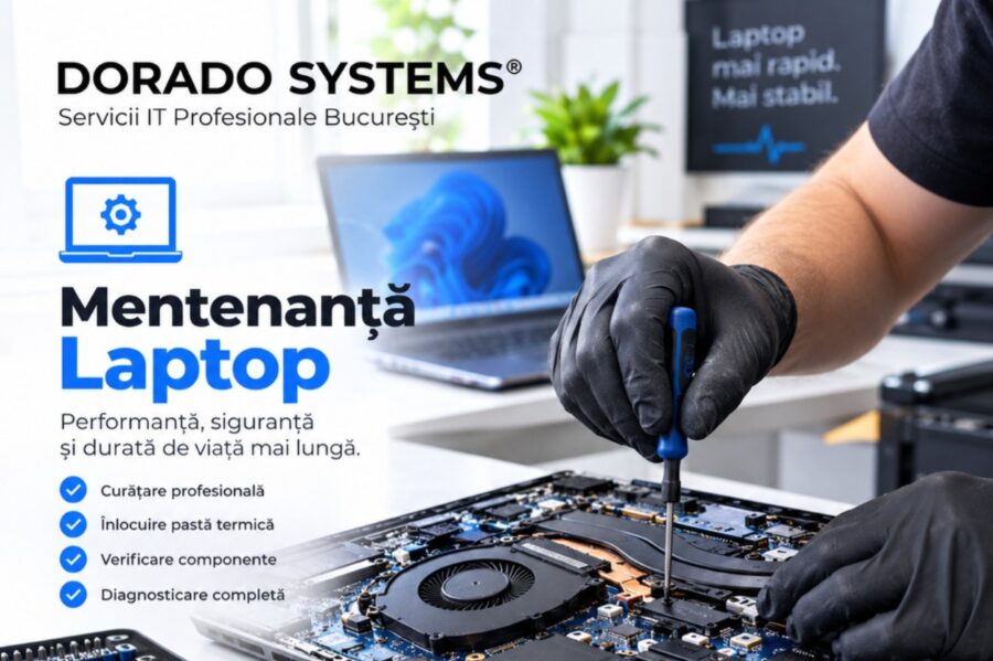 Mentenanta Laptop Profesionala Bucuresti Sector 6 La Dorado Systems